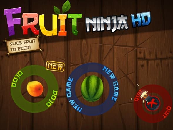Fruit Ninja gameplay